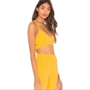 LOVEWAVE Brittany Sports Bra in Yellow